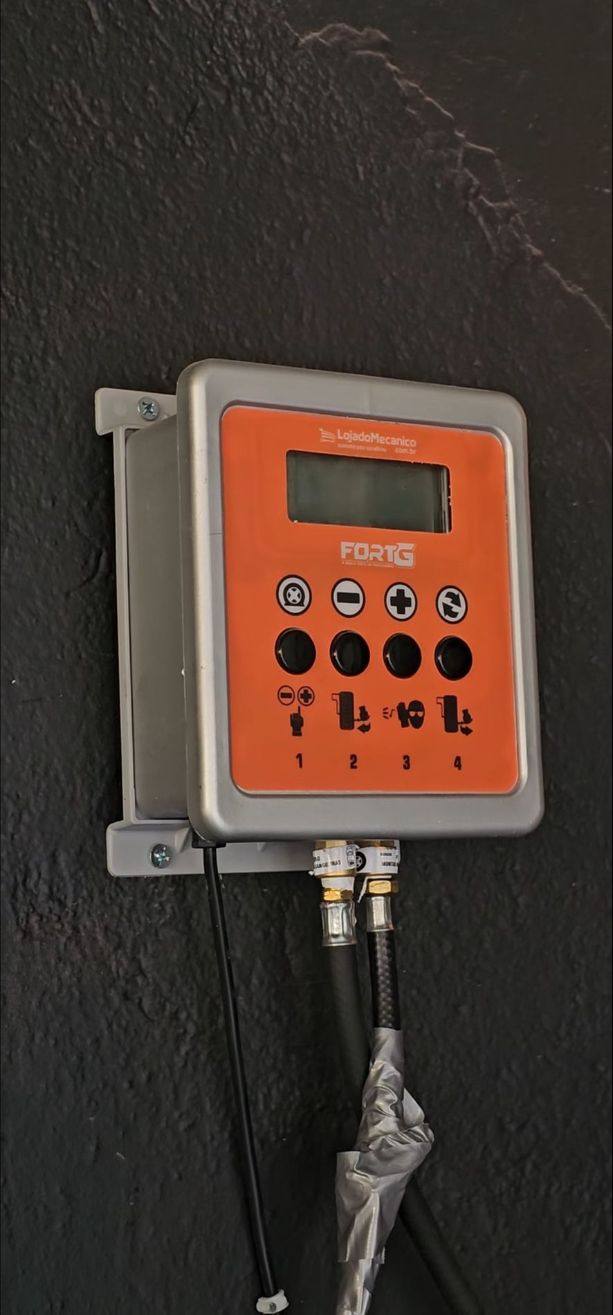 Calibrador de pneus da base