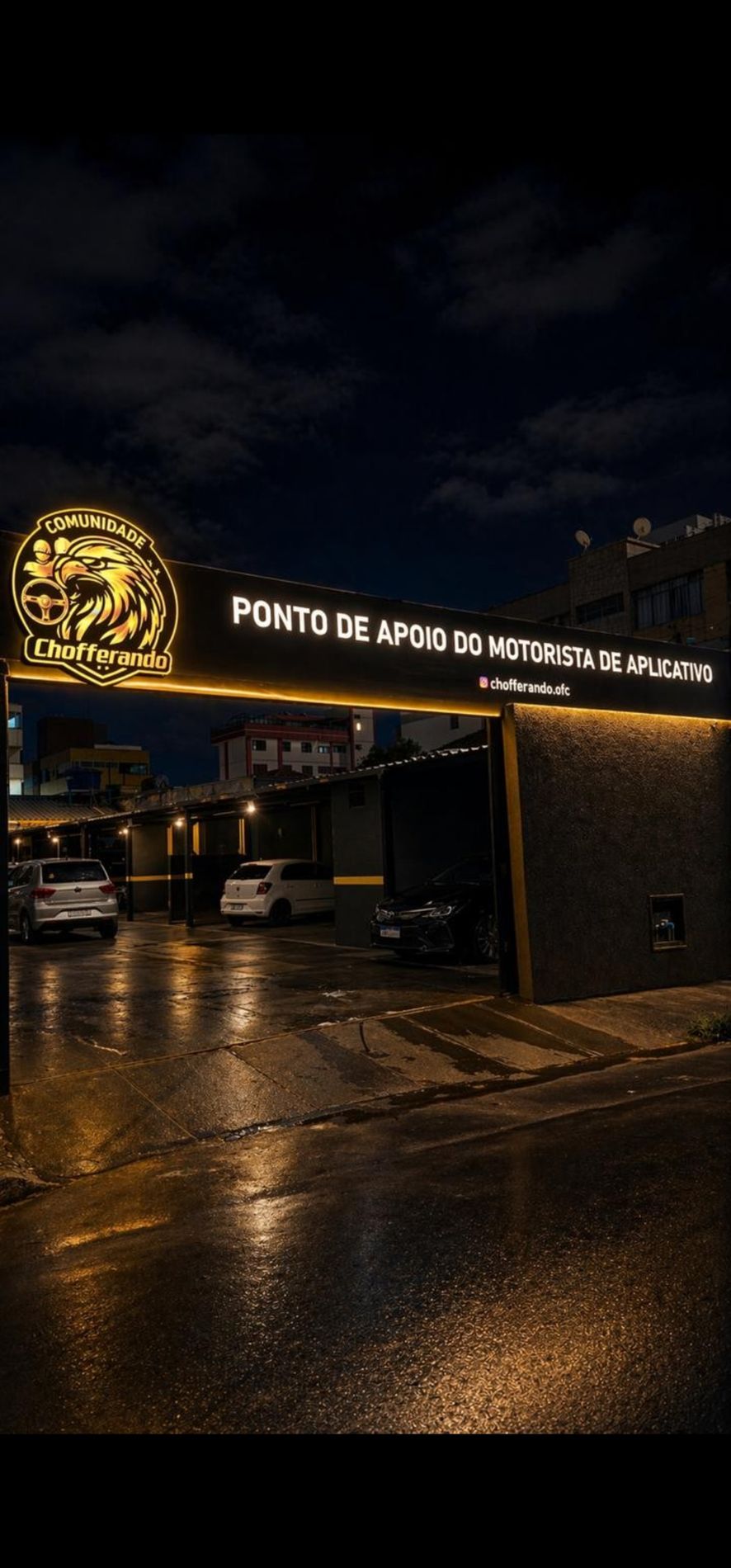 Ponto de apoio do Chofferando em Belo Horizonte
